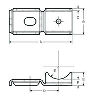 Clamp Back Spacer Dimension